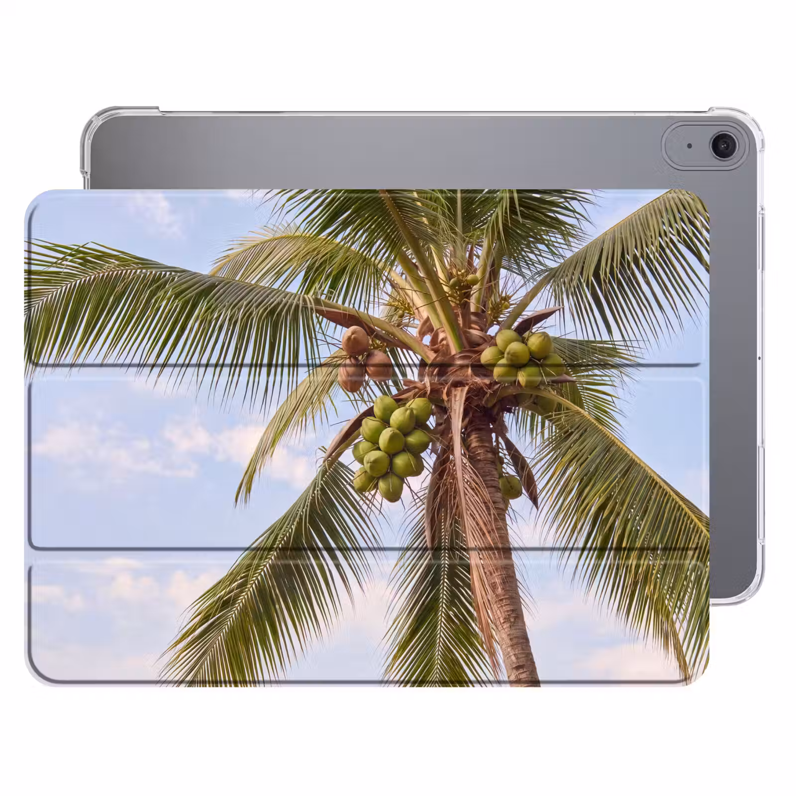 iPad hoes - Kokosnoot - Boom - Tropisch - Natuur - Groen — 1