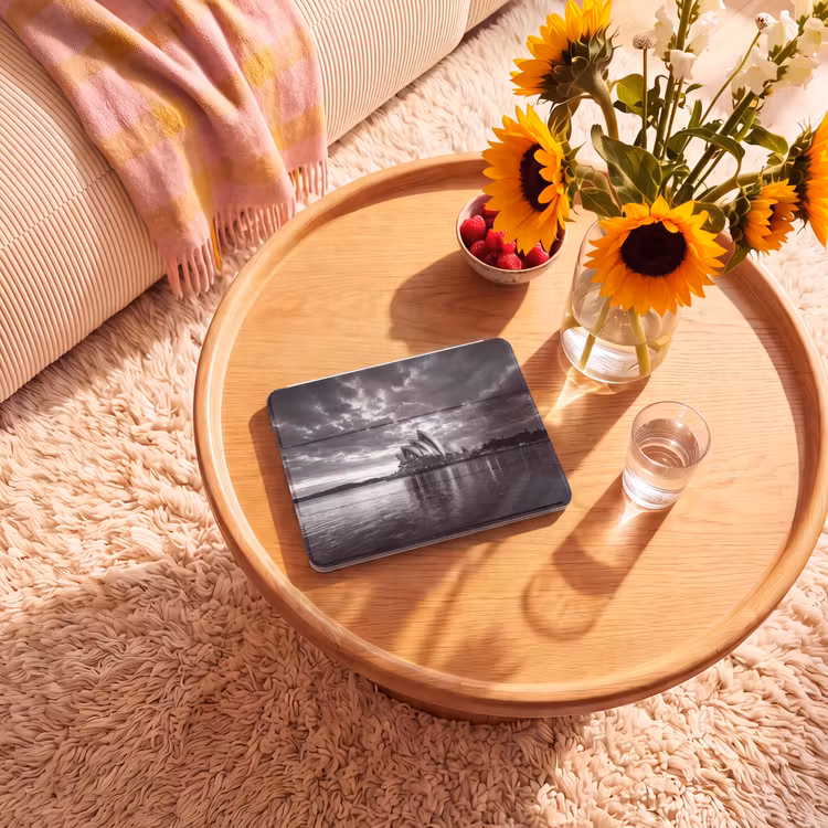 iPad hoes - Architectuur - Water - Stad - Modern - Zwart-wit — 2