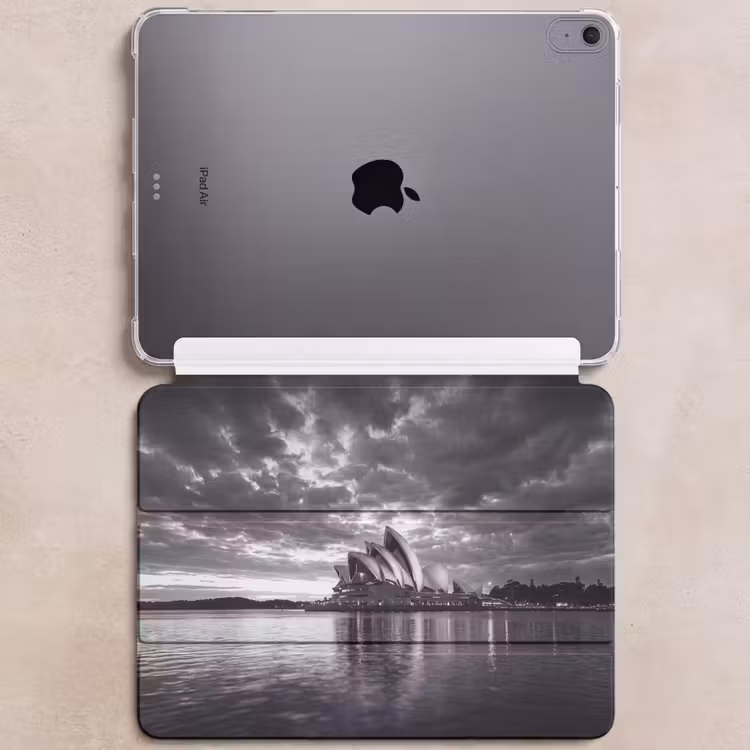 iPad hoes - Architectuur - Water - Stad - Modern - Zwart-wit — 6