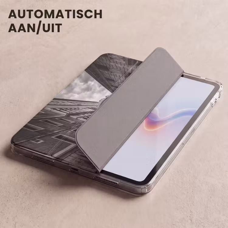 iPad hoes - Boot - Waterweg - Stad - Zwart-wit - Architectuur — 5