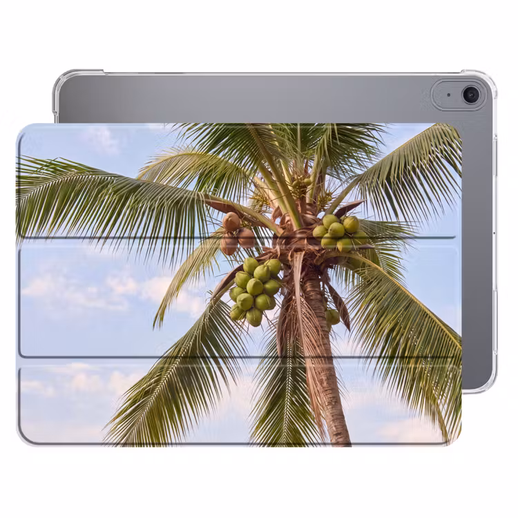 iPad hoes - Kokosnoot - Boom - Tropisch - Natuur - Groen — 1
