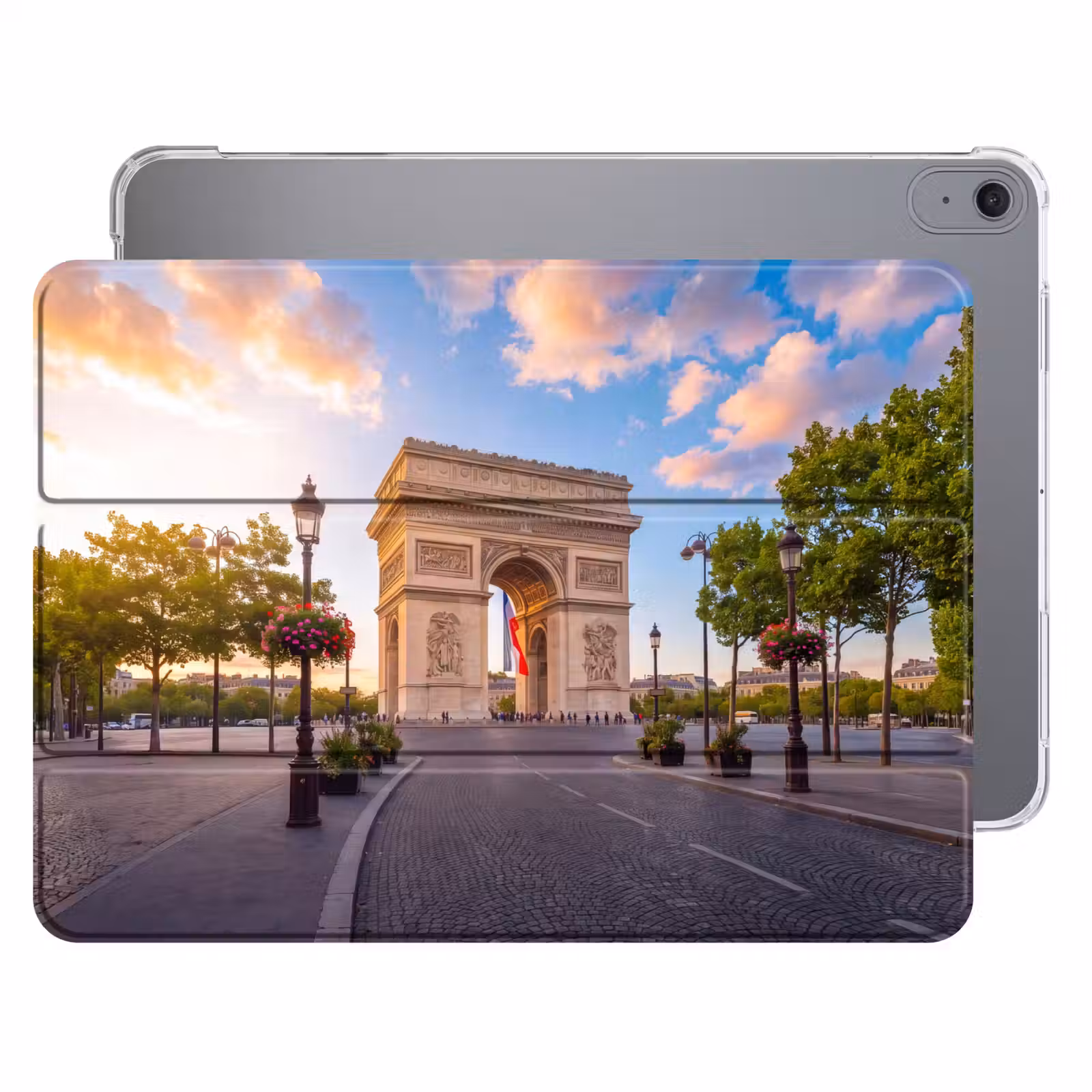 iPad hoes - Monument - Parijs - Zonsondergang - Architectuur - Goud — 1