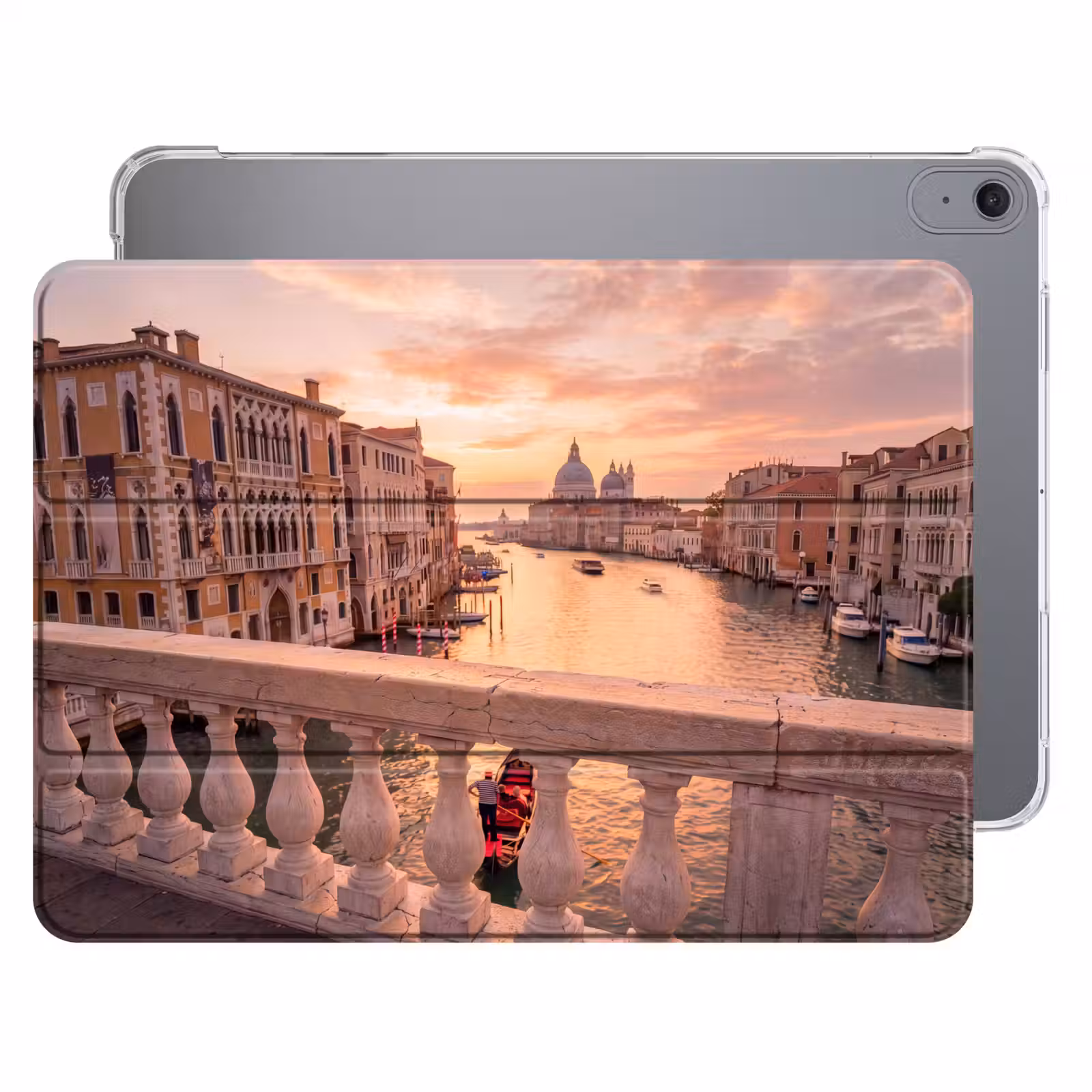 iPad hoes - Stad - Venetië - Kanaal - Zonsopgang - Architectuur - Goud — 1