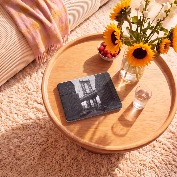 iPad hoes - Brug - Stad - Architectuur - Modern - Zwart-wit — 2