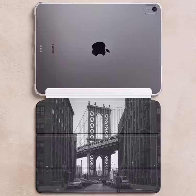 iPad hoes - Brug - Stad - Architectuur - Modern - Zwart-wit — 6