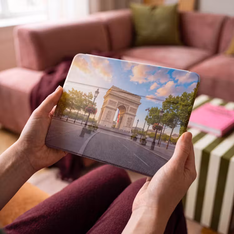 iPad hoes - Monument - Parijs - Zonsondergang - Architectuur - Goud — 4