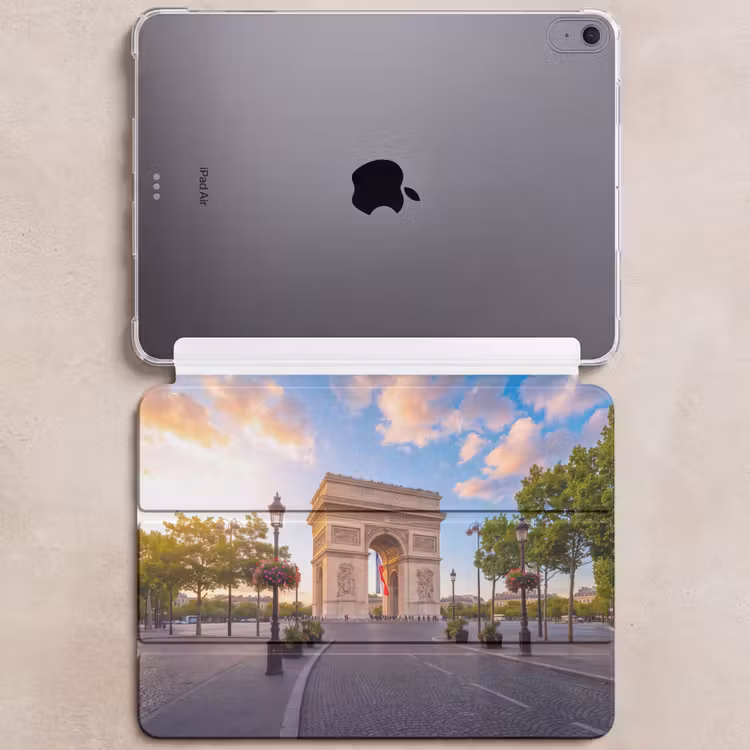 iPad hoes - Monument - Parijs - Zonsondergang - Architectuur - Goud — 6