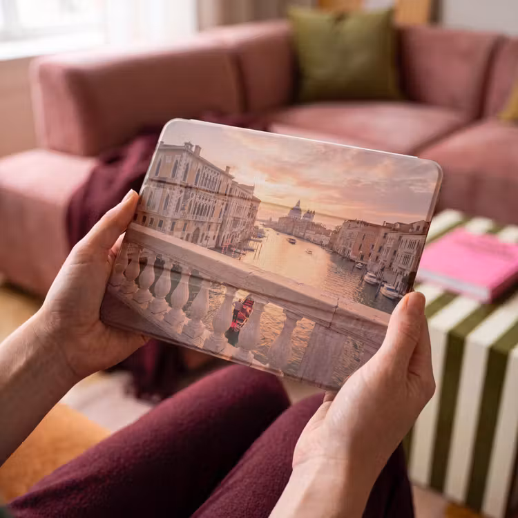 iPad hoes - Stad - Venetië - Kanaal - Zonsopgang - Architectuur - Goud — 4