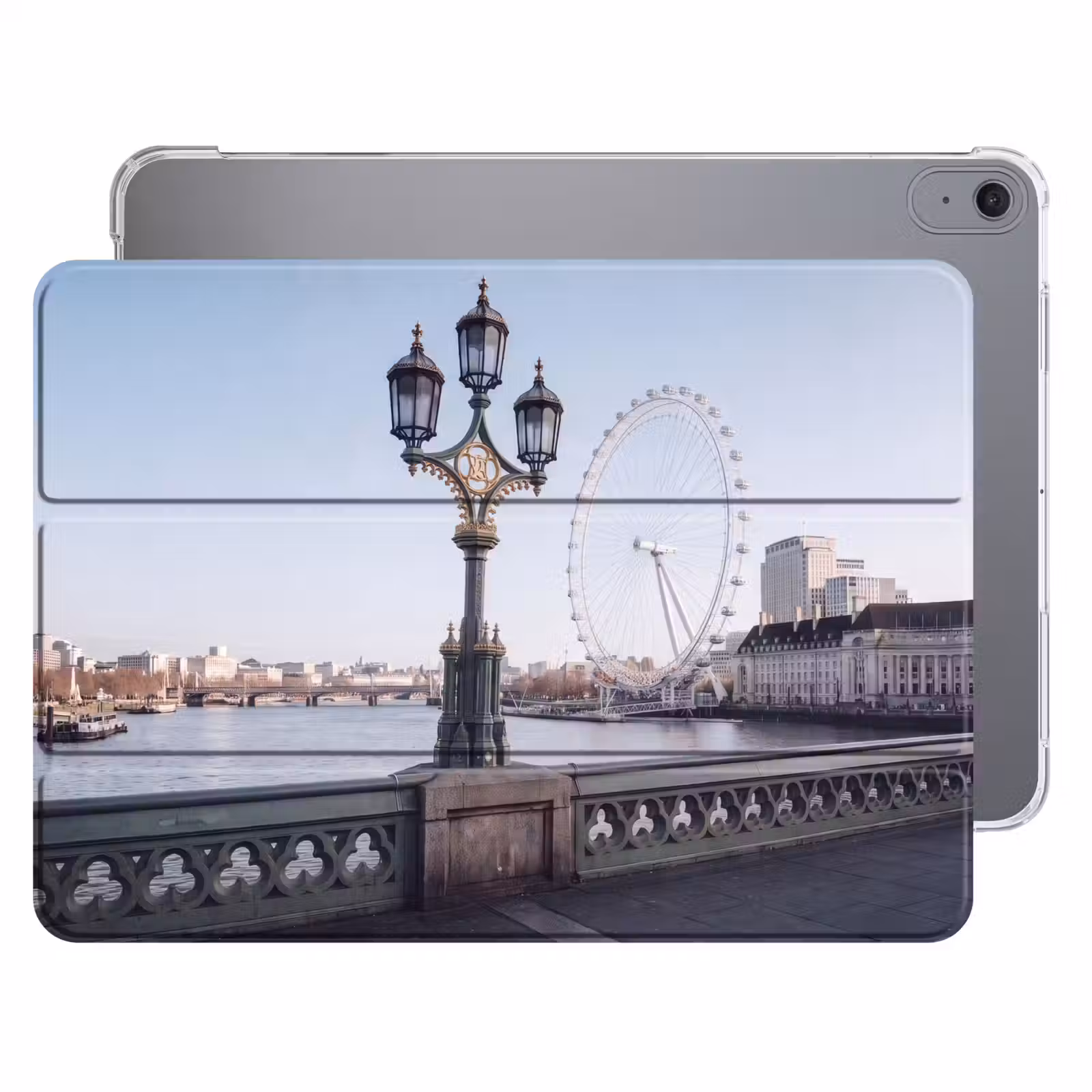 iPad hoes - Reuzenrad - Londen - Stad - Architectuur - Brug — 1