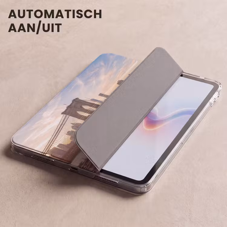 iPad hoes - Brug - Rivier - Stad - Zonsondergang - Architectuur — 5