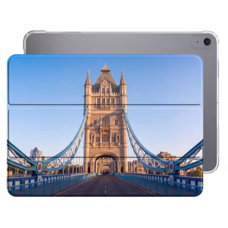 iPad hoes - Brug - Toren - Architectuur - Klassiek - Blauw — 1