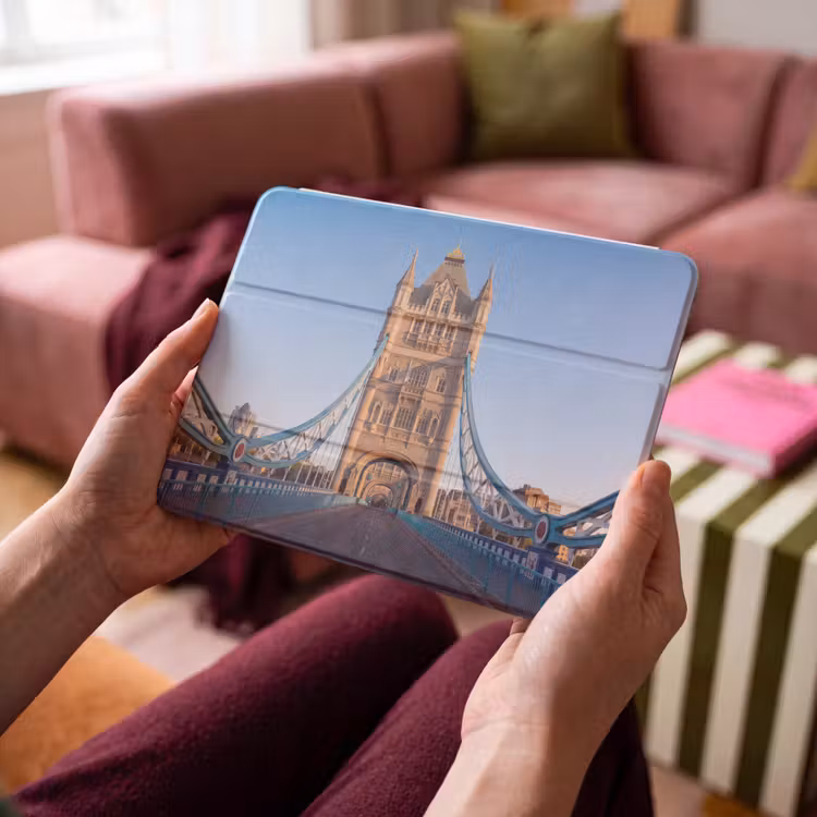 iPad hoes - Brug - Toren - Architectuur - Klassiek - Blauw — 4