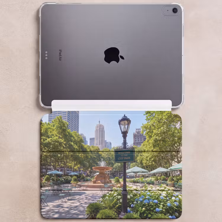 iPad hoes - Park - Fontein - Stad - Natuur — 6