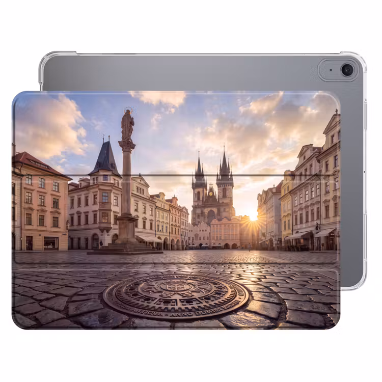 iPad hoes - Stad - Praag - Ochtend - Architectuur - Goud — 1