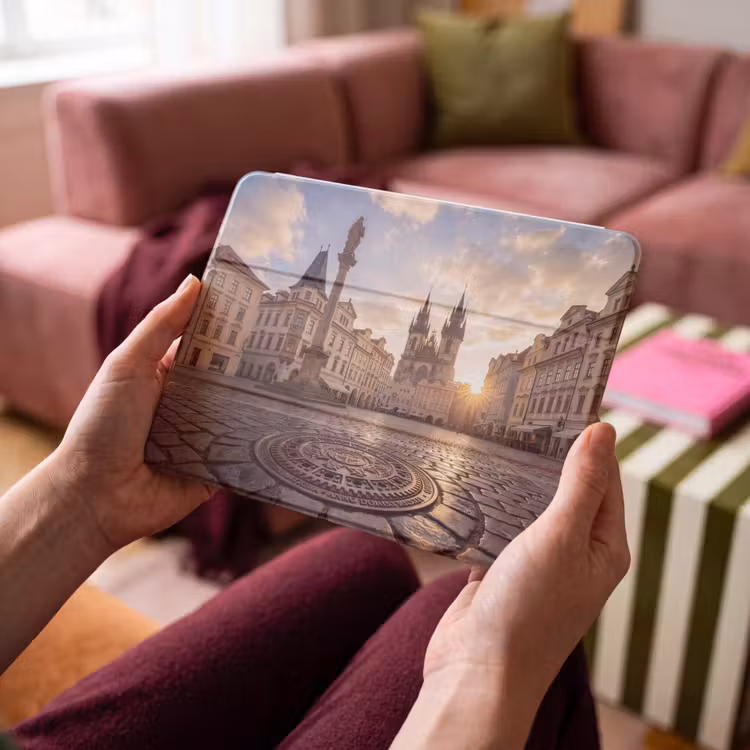 iPad hoes - Stad - Praag - Ochtend - Architectuur - Goud — 4