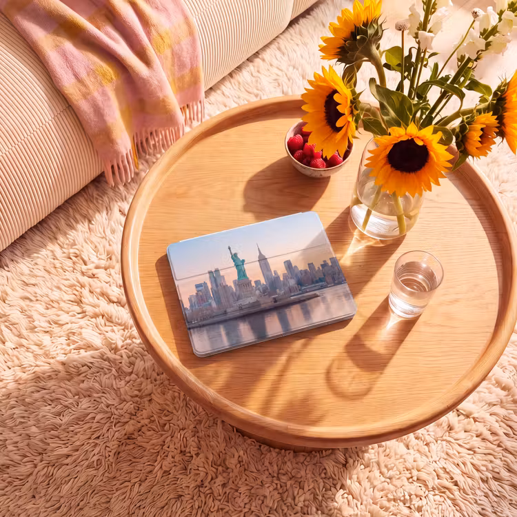 iPad hoes - Vrijheidsbeeld - New York - Zonsopgang - Stad - Architectuur — 2