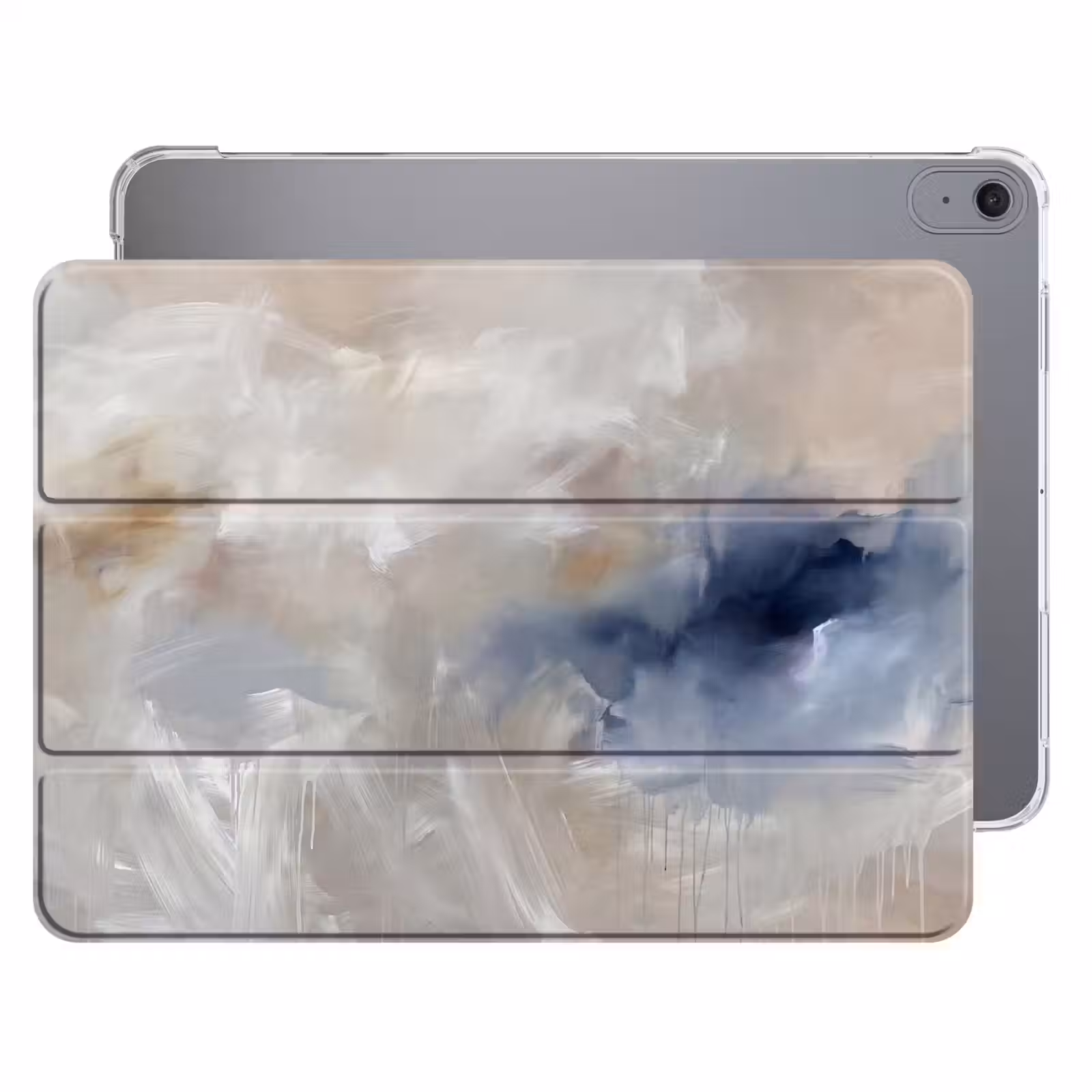 iPad hoes - Abstract - Wolken - Sfeer - Modern - Beige — 1