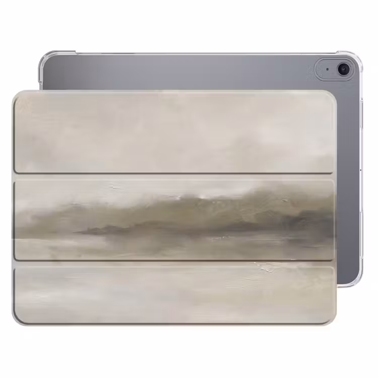 iPad hoes - Abstract - Landschap - Nevel - Modern - Grijs — 1