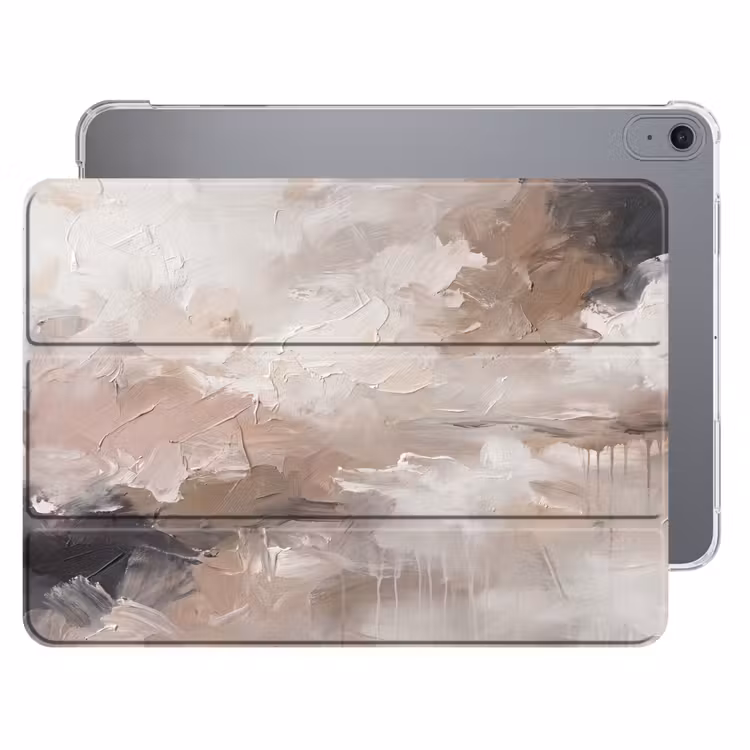 iPad hoes - Abstract - Textuur - Kunst - Modern - Beige — 1