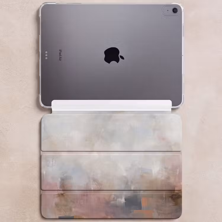 iPad hoes - Abstract - Vloeiend - Kunst - Modern - Beige — 6