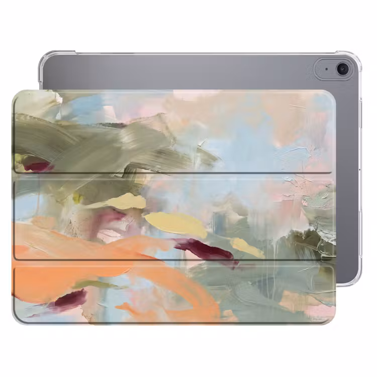 iPad hoes - Abstract - Borstelstreken - Kunst - Modern - Pastel — 1