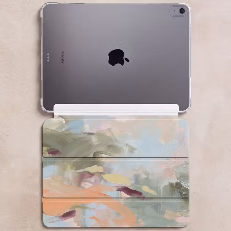 iPad hoes - Abstract - Borstelstreken - Kunst - Modern - Pastel — 6