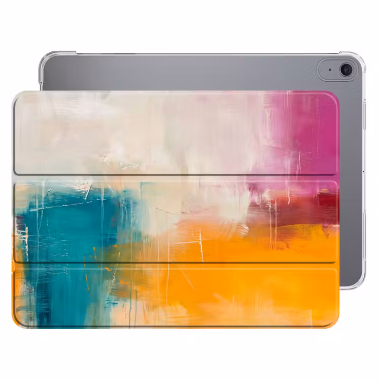 iPad hoes - Abstract - Kleurrijk - Modern - Kunst - Oranje — 1