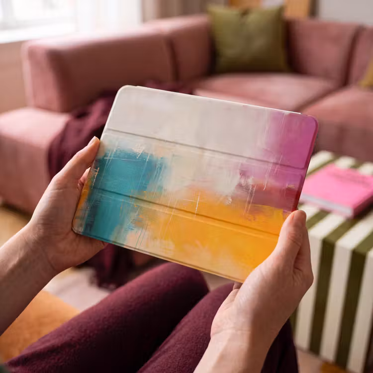 iPad hoes - Abstract - Kleurrijk - Modern - Kunst - Oranje — 4