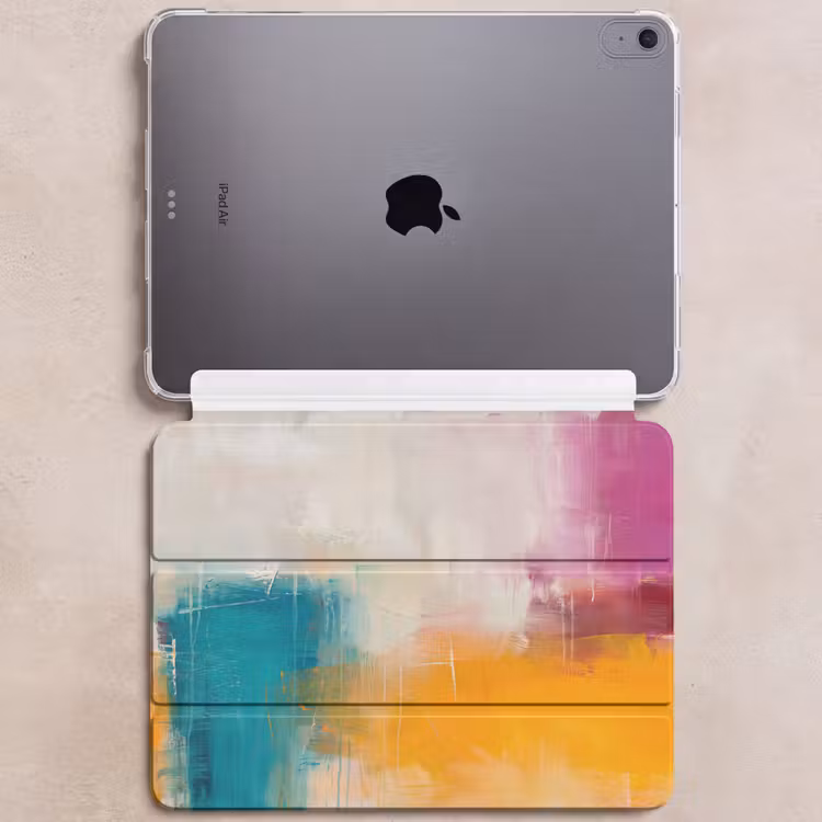 iPad hoes - Abstract - Kleurrijk - Modern - Kunst - Oranje — 6