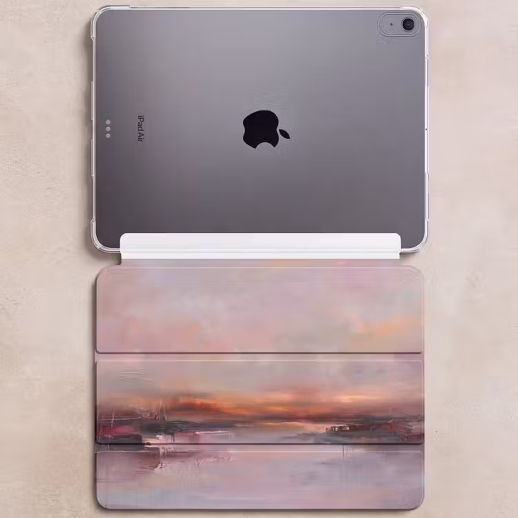 iPad hoes - Landschap - Zonsondergang - Abstract - Modern - Roze — 6
