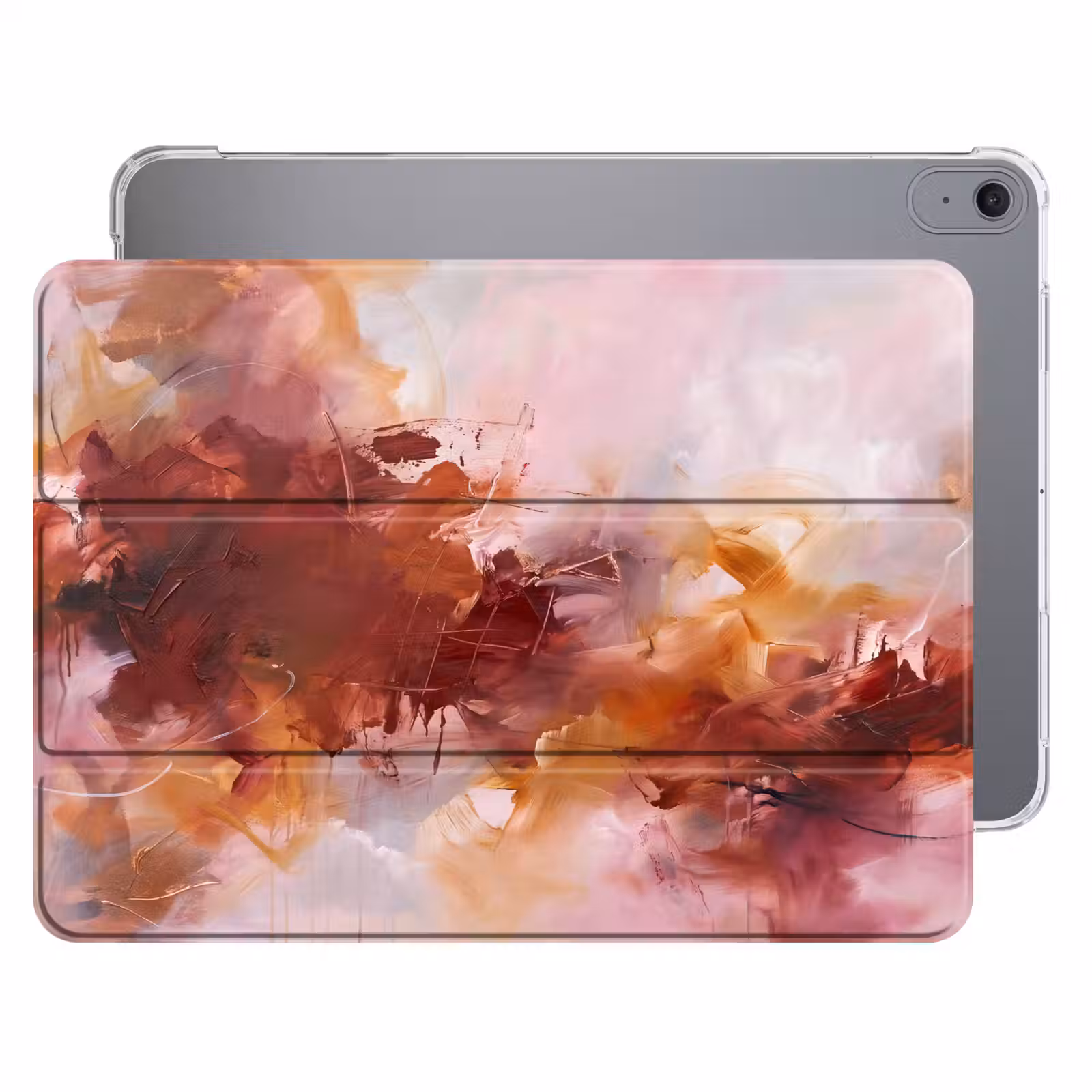 iPad hoes - Abstract - Kleurrijk - Kunst - Modern - Roze-Rood — 1