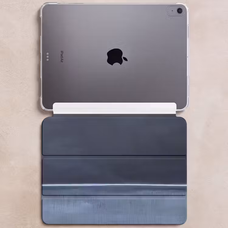 iPad hoes - Abstract - Horizontale lijn - Minimalistisch - Donkerblauw - Kunst — 6