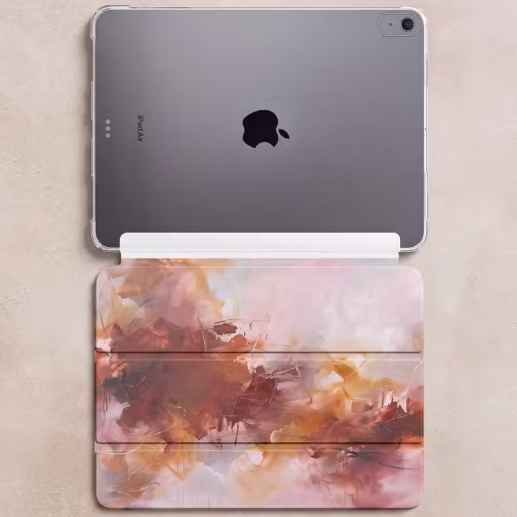 iPad hoes - Abstract - Kleurrijk - Kunst - Modern - Roze-Rood — 6