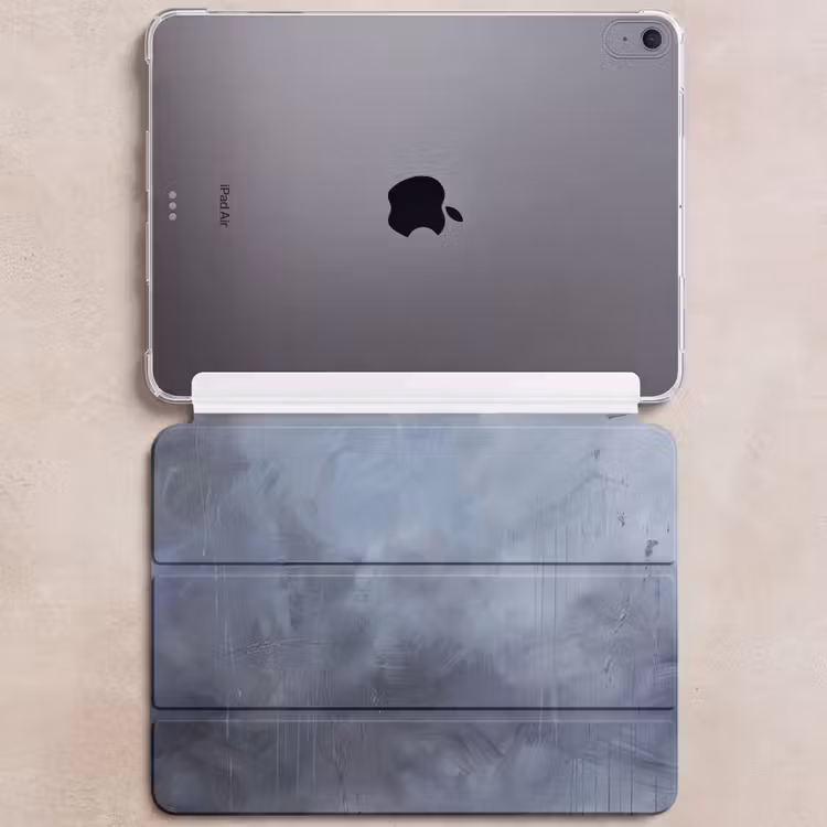 iPad hoes - Abstract - Kwaststreken - Modern - Kunst - Grijs — 6