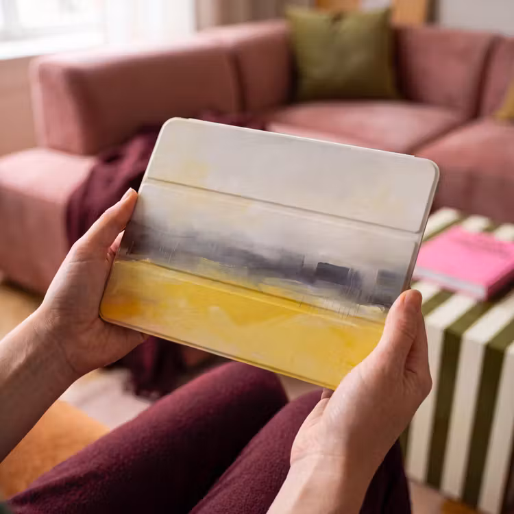 iPad hoes - Abstract - Landschap - Modern - Geel — 4