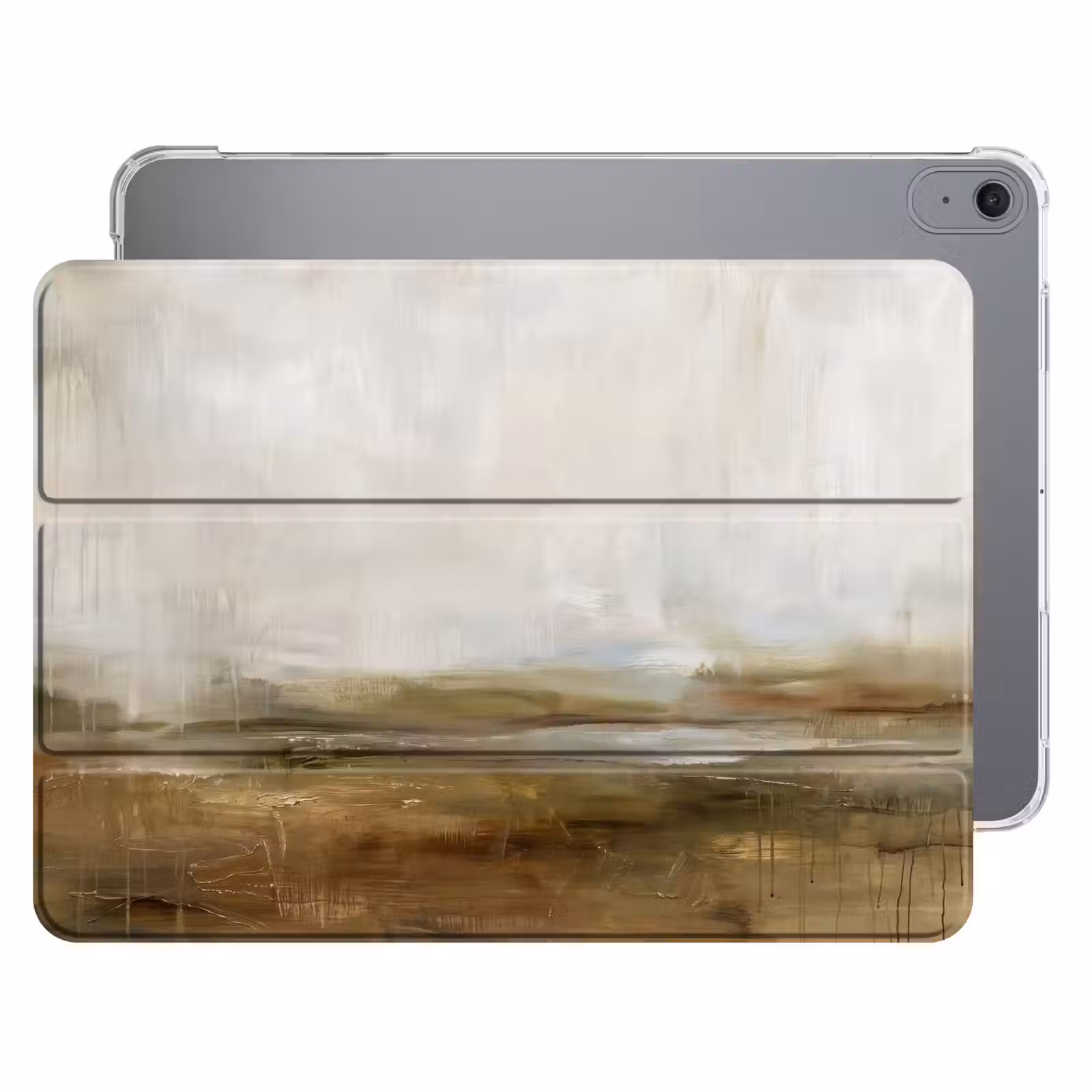 iPad hoes - Abstract - Landschap - Natuur - Beige - Bruin — 1
