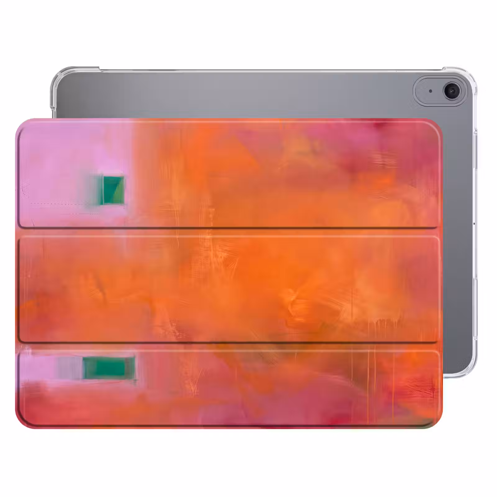 iPad hoes - Abstract - Vlakken - Kunst - Modern - Oranje — 1