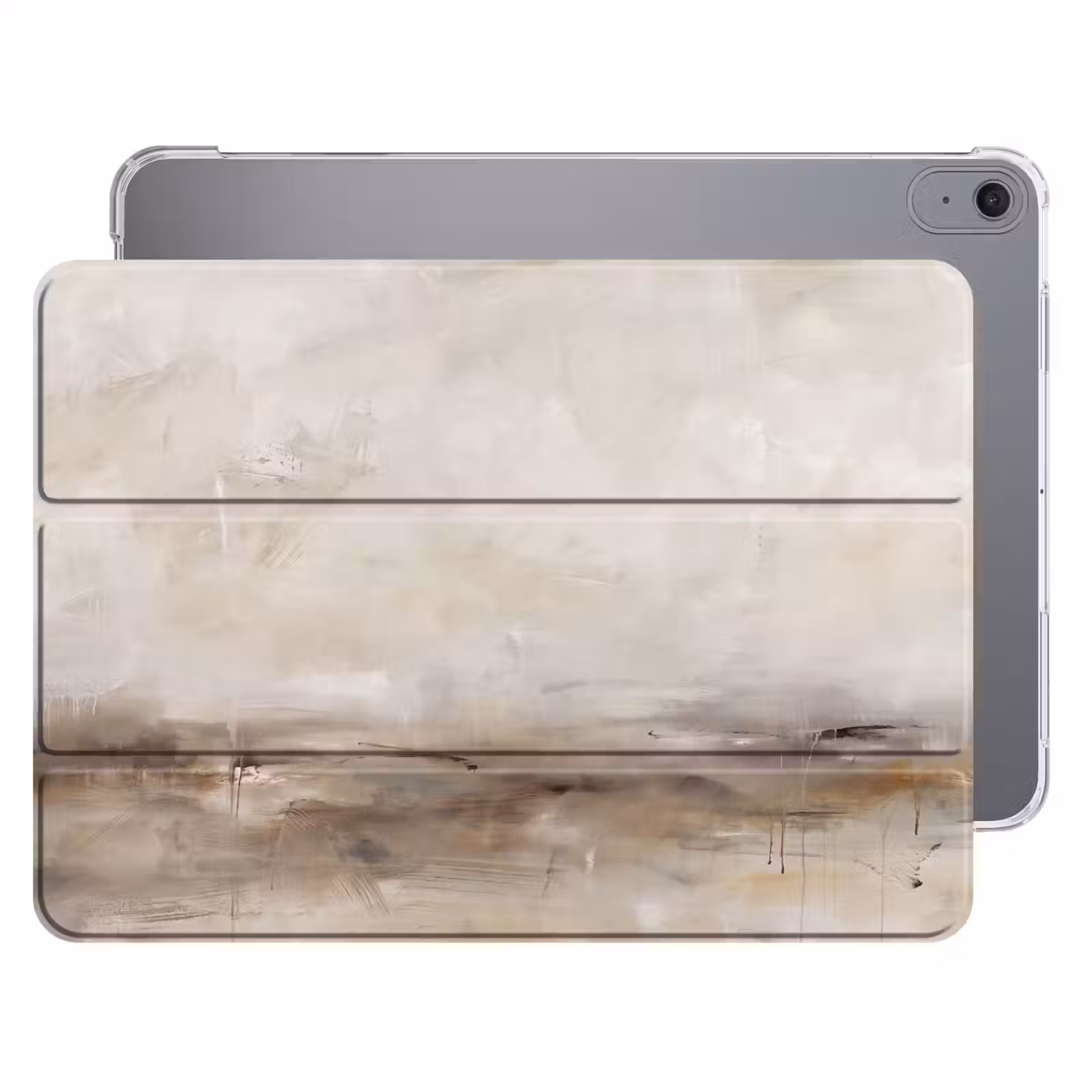 iPad hoes - Abstrakt - Landschap - Modern - Beige - Kunst — 1