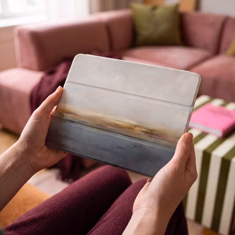 iPad hoes - Abstract - Horizon - Water - Modern - Beige — 4