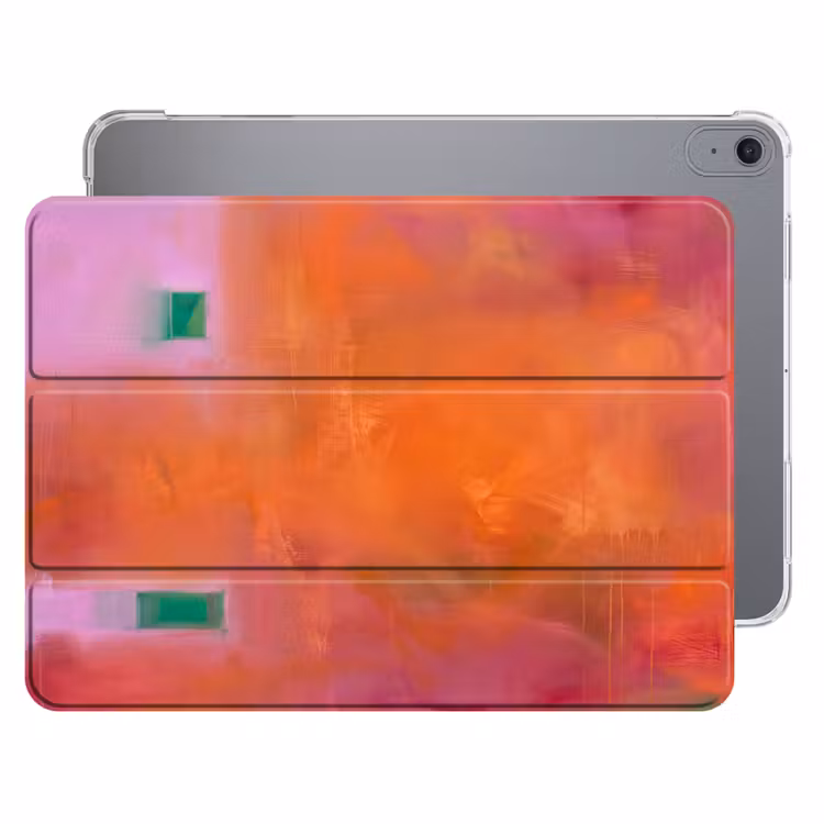 iPad hoes - Abstract - Vlakken - Kunst - Modern - Oranje — 1