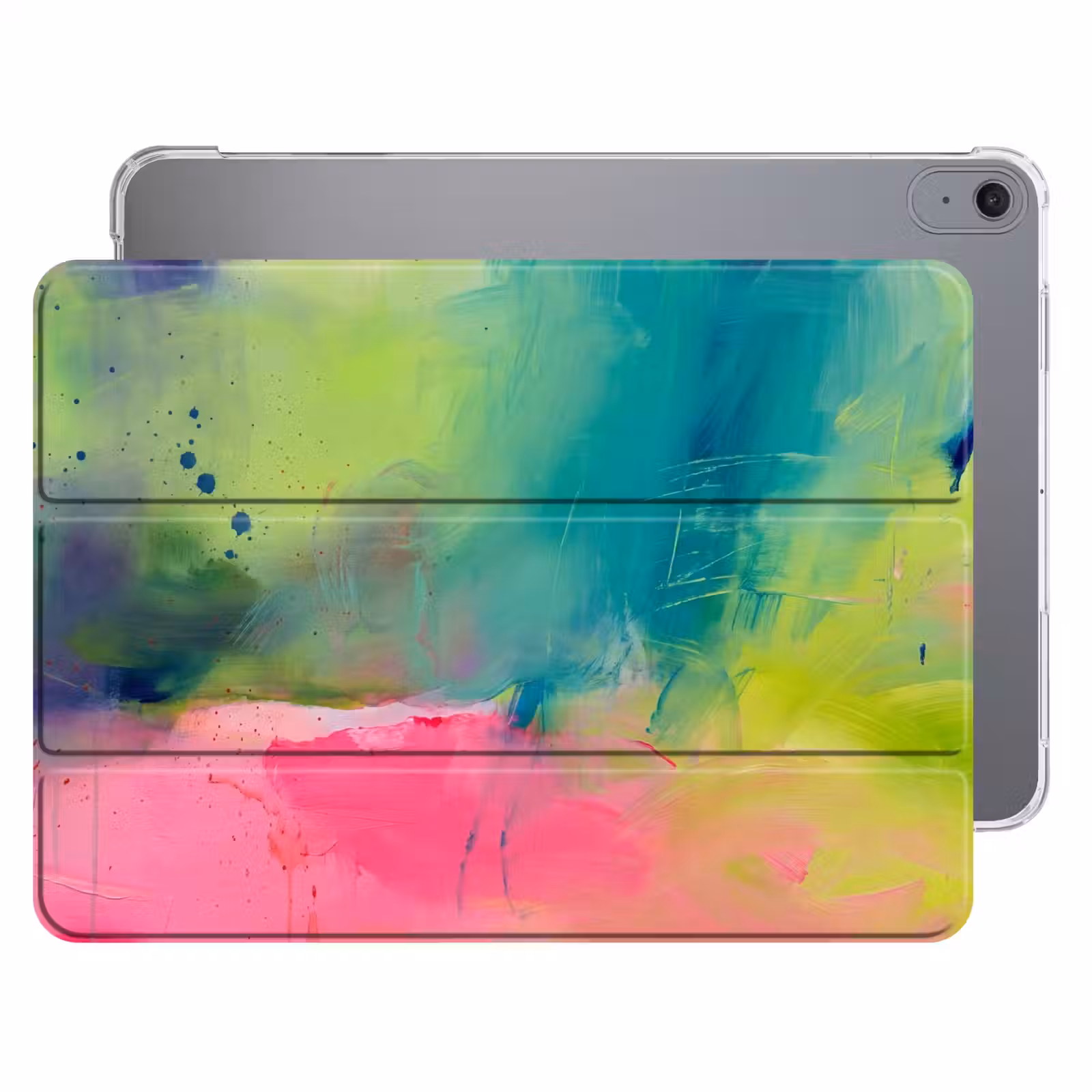 iPad hoes - Abstract - Kleuren - Modern - Groen - Roze — 1