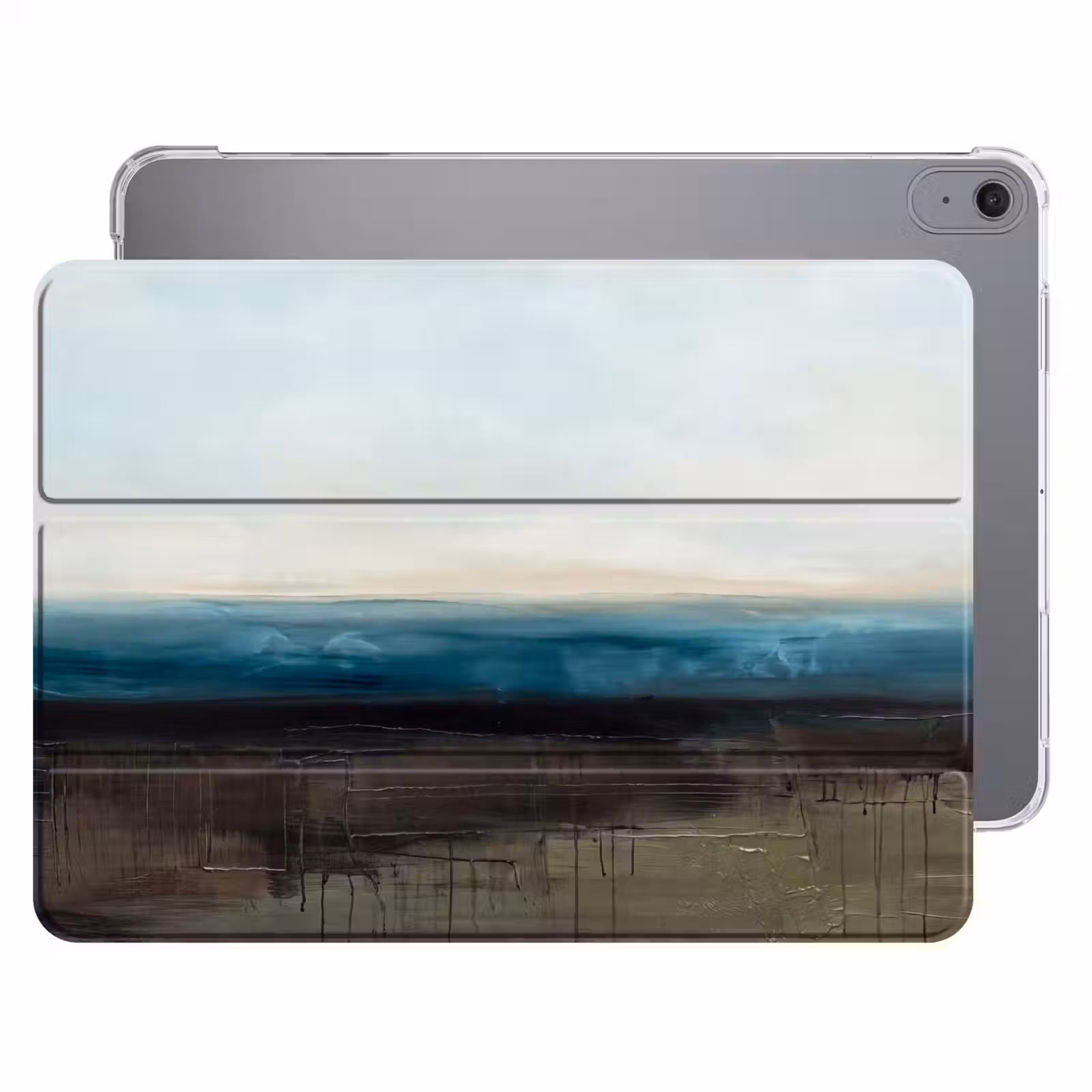 iPad hoes - Abstract - Landschap - Horizon - Blauw - Modern — 1