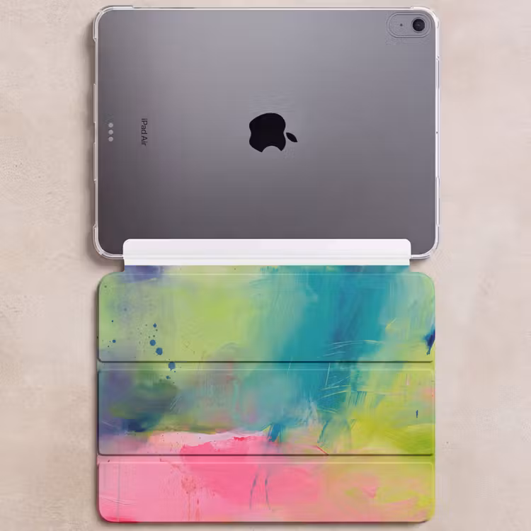 iPad hoes - Abstract - Kleuren - Modern - Groen - Roze — 6