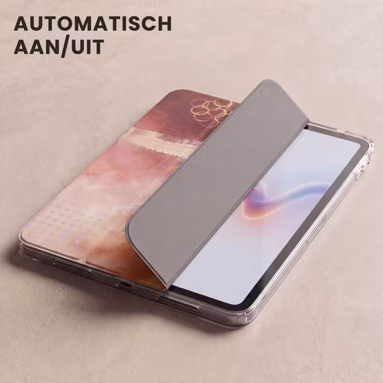 iPad hoes - Abstract - Rood - Goud - Modern - Kunst — 5