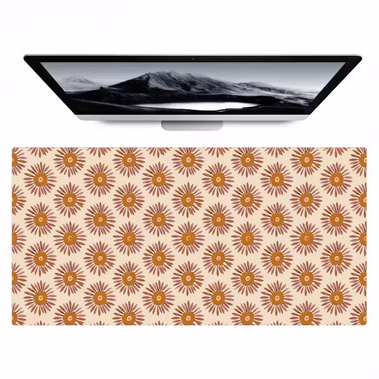 Bureau onderlegger - Bloemen Patroon Boho