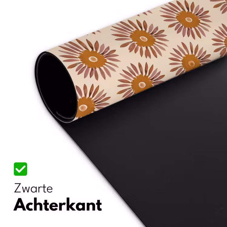 Bureau onderlegger - Bloemen Patroon Boho — 5