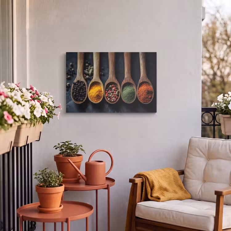 Buiten canvas - Houten - Lepels - Specerijen - Kruiden — 3