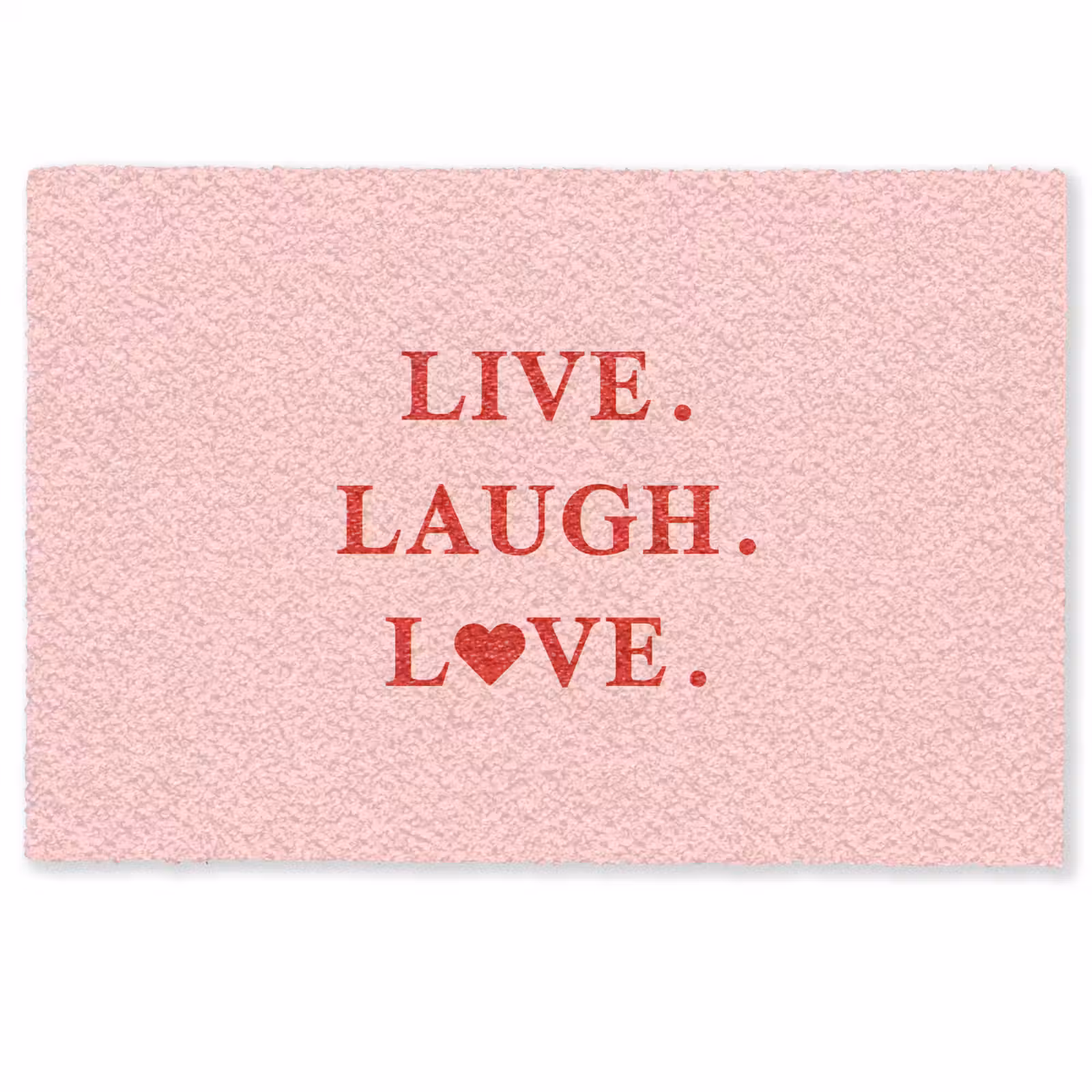 Deurmat - Quote - Love - Roze - Rood — 1
