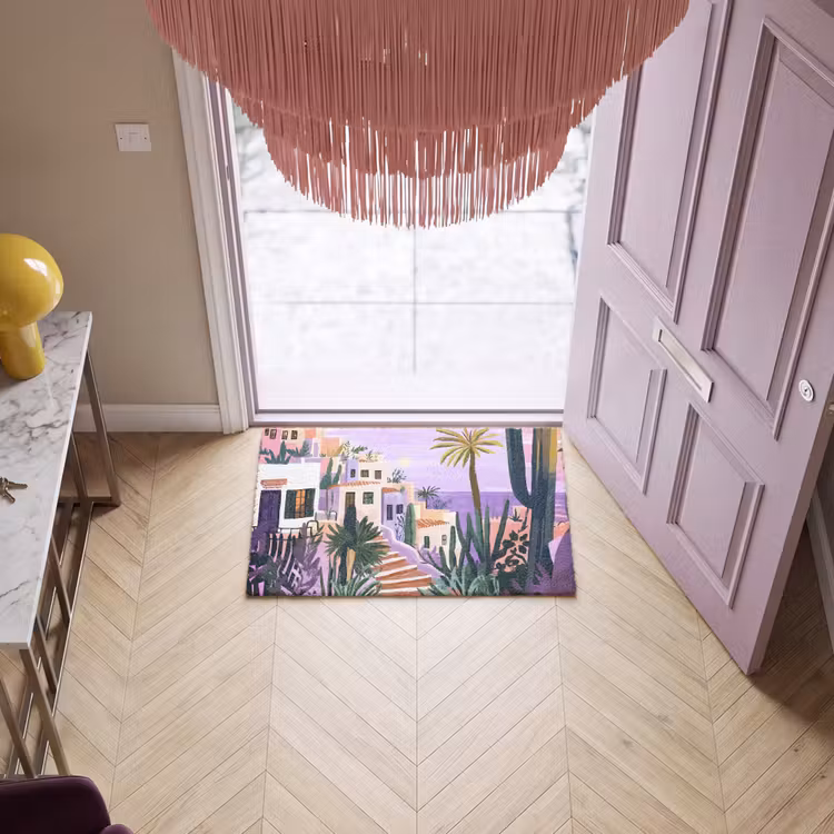 Deurmat - Huizen - Minimalistisch - Palmbomen - Kust — 4