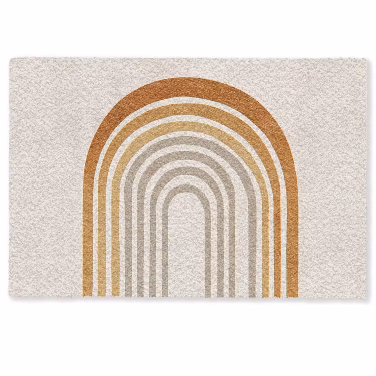 Deurmat - Boho Regenboog Bogen Oker
